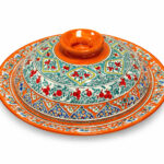 Керамическая посуда с винтажным узором